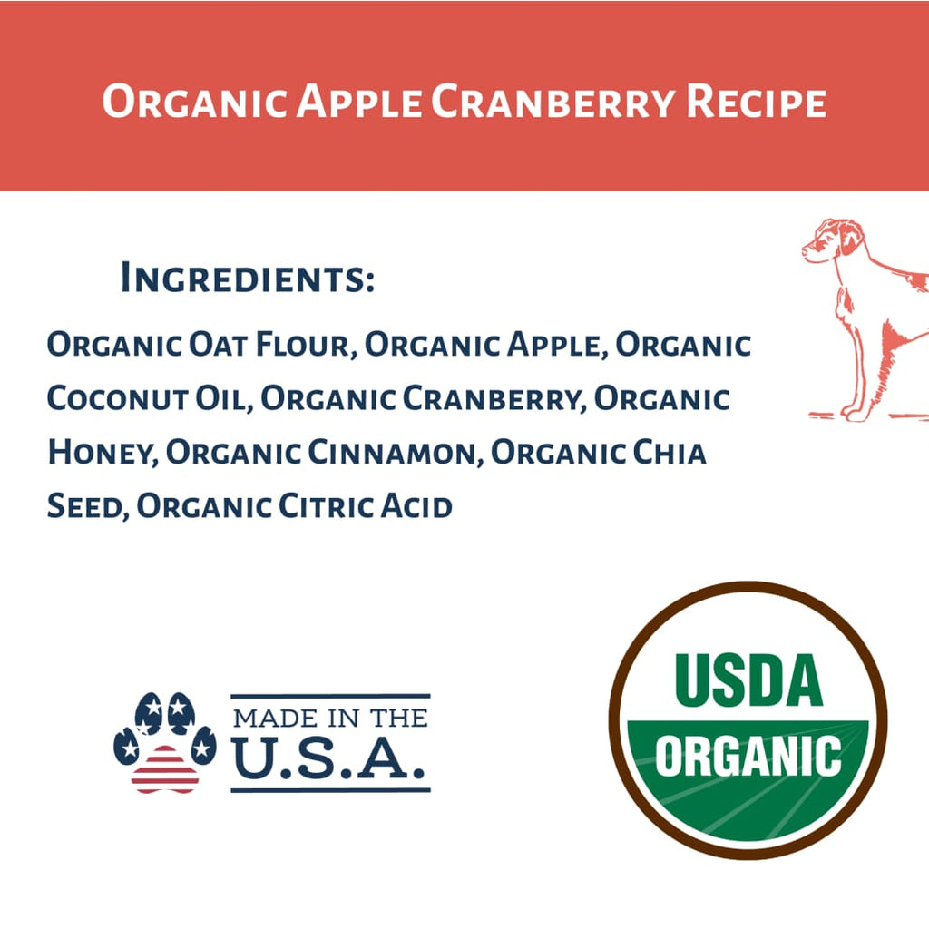 Dog Mamma’s Organic Apple Cranberry Recipe - USDA Organic