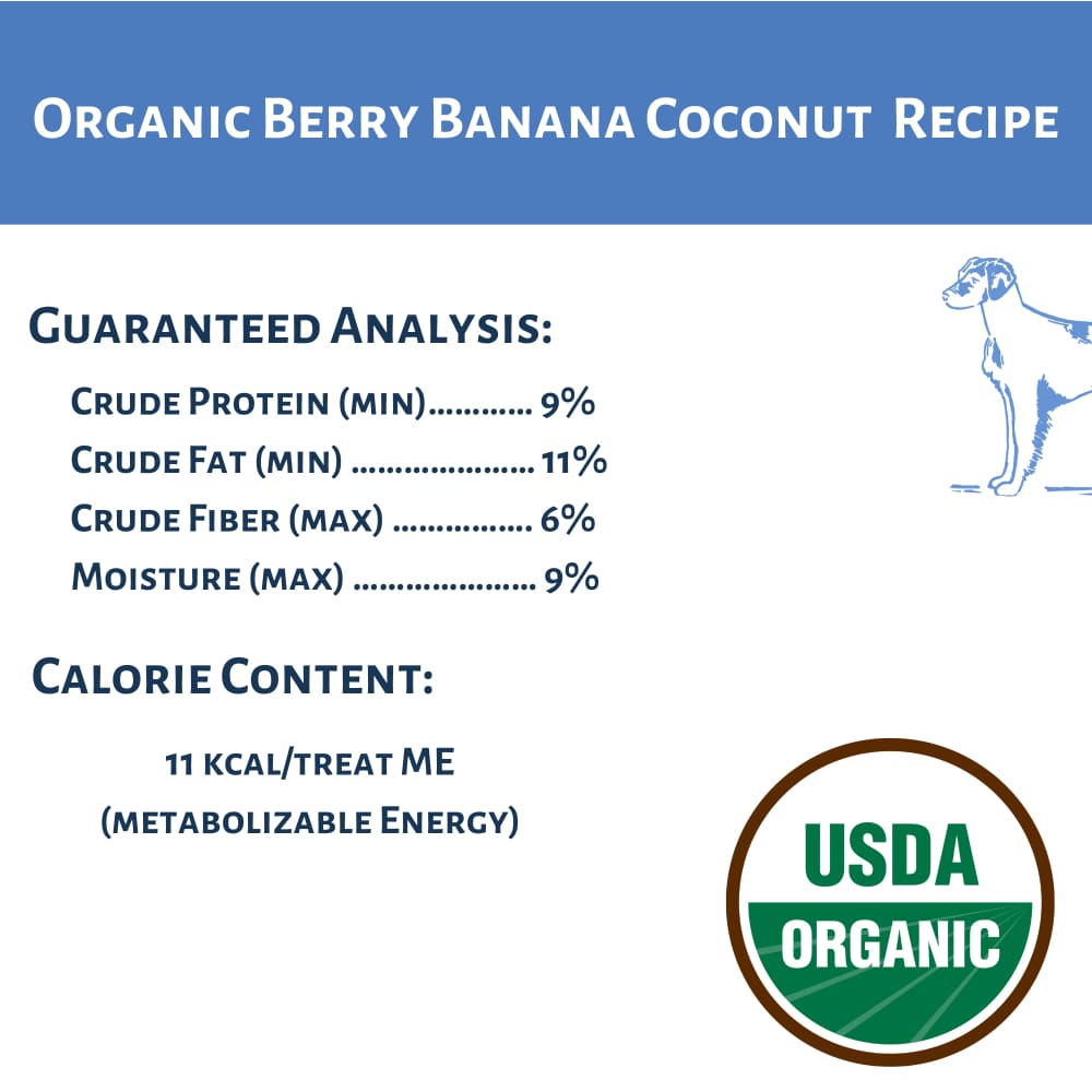Dog Mamma’s Organic Berry Banana Coconut Recipe - USDA