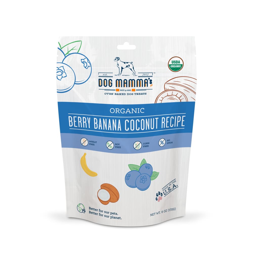 Dog Mamma’s Organic Berry Banana Coconut Recipe - USDA