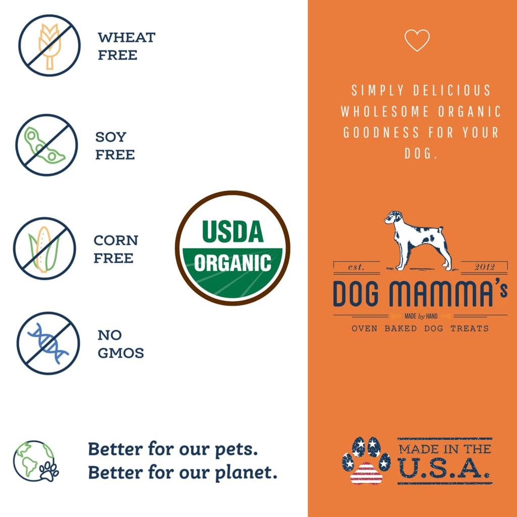 Dog Mamma’s Organic Pumpkin Snaps Recipe- USDA Organic