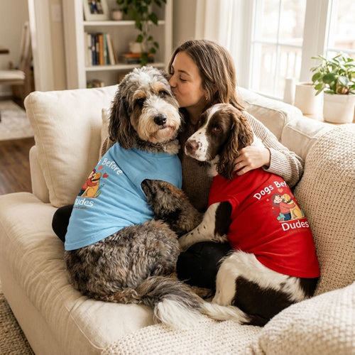 Dogs Before Dudes Dog Shirt - Funny Dog Shirts