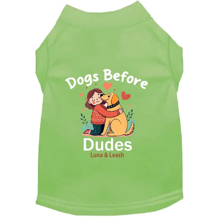 Dogs Before Dudes Dog Shirt - Dog Shirt