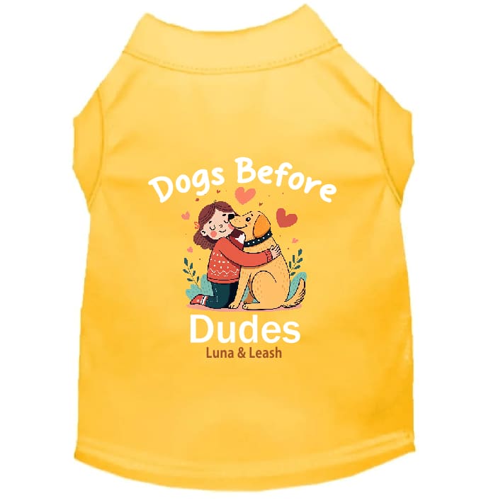 Dogs Before Dudes Dog Shirt - Dog Shirt