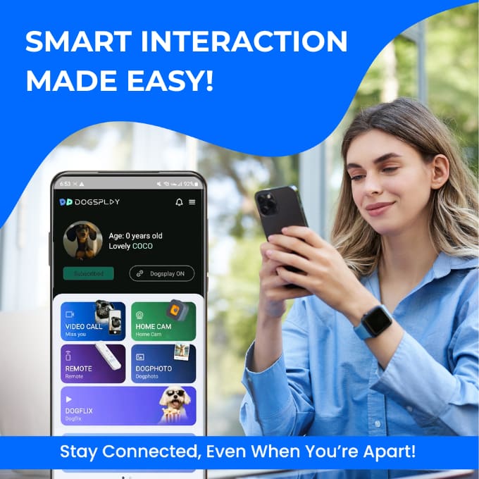 DOGSPLAY - SMART TV FOR DOGS - Dogie TV