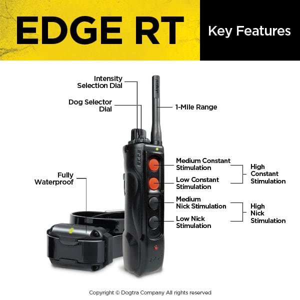 Dogtra Edge RT Trainer - Dog Training Collars