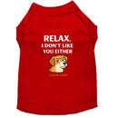Don’t Like You Either Dog Shirt - Funny Dog Shirts