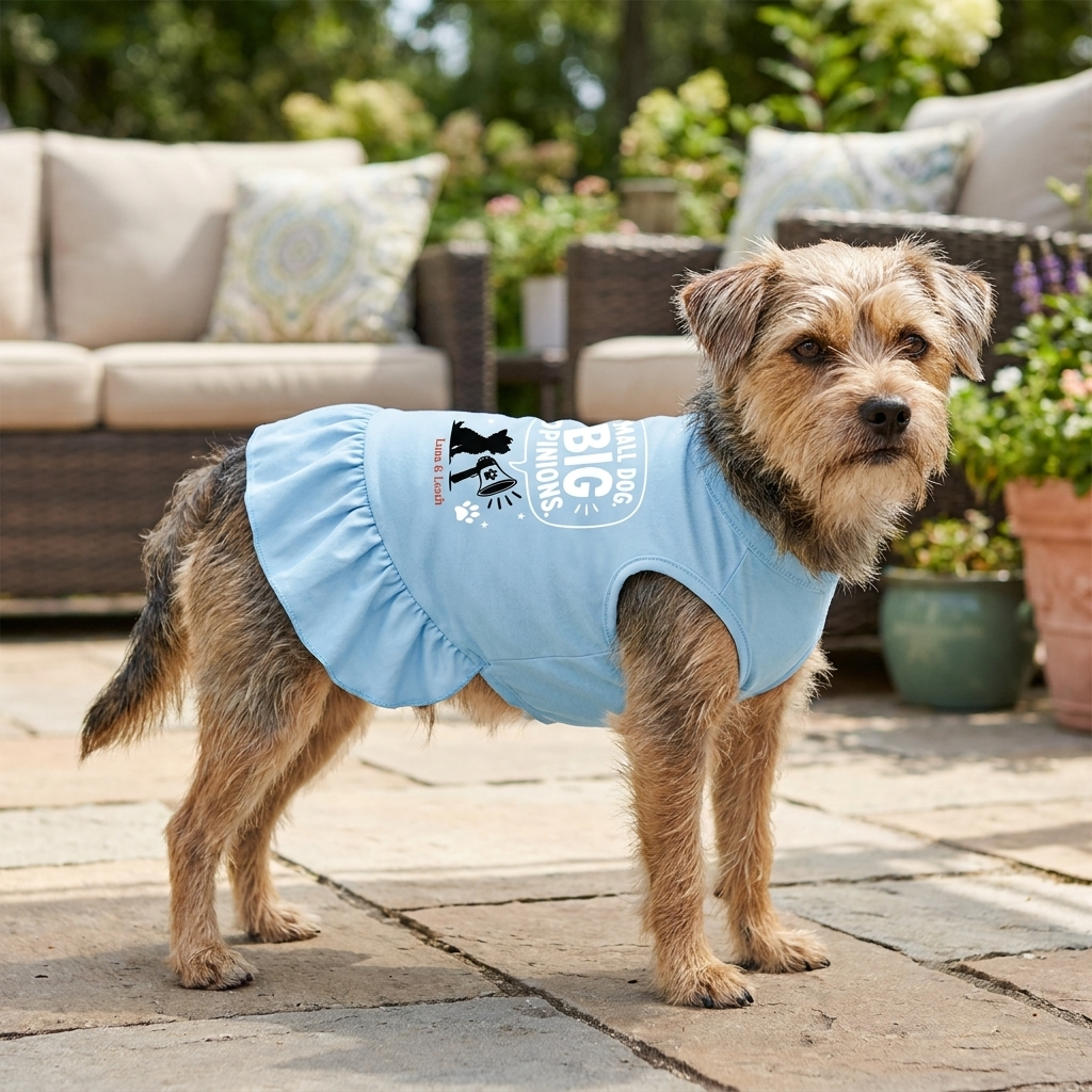 Small Dog. Big Opinions Dog Dress