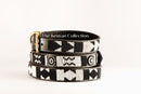 Ebony & Ivory Beaded Dog Collar - Dog Collars - Maasai