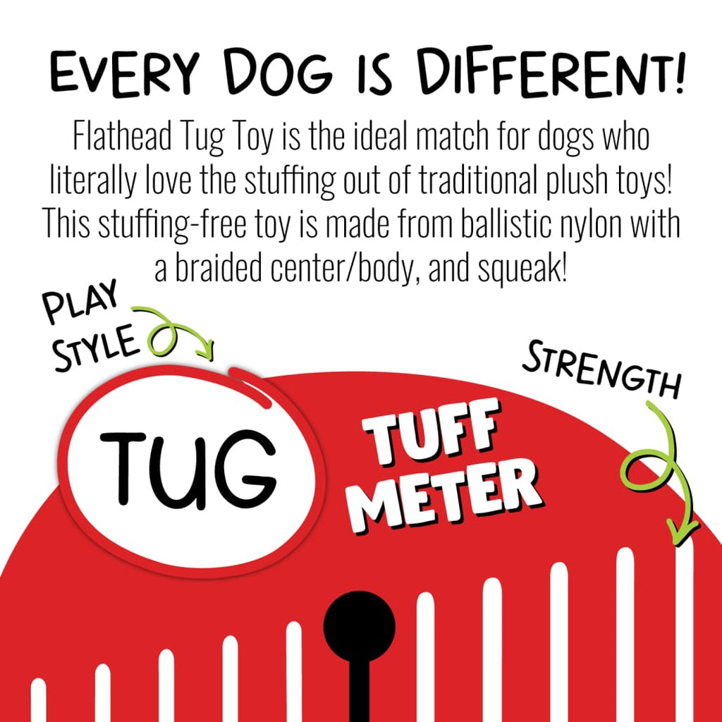 Flatheads Dog Toys - Dog Chew Toy