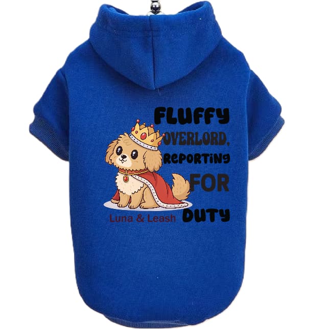 Fluffy Overlord Dog Hoodies - Dog Hoodies
