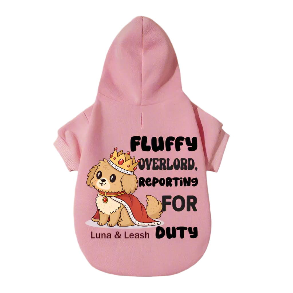 Fluffy Overlord Dog Hoodies - Dog Hoodies