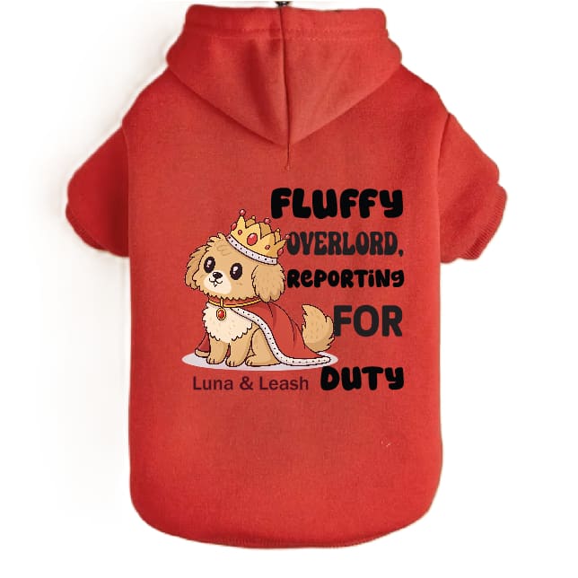 Fluffy Overlord Dog Hoodies - Dog Hoodies