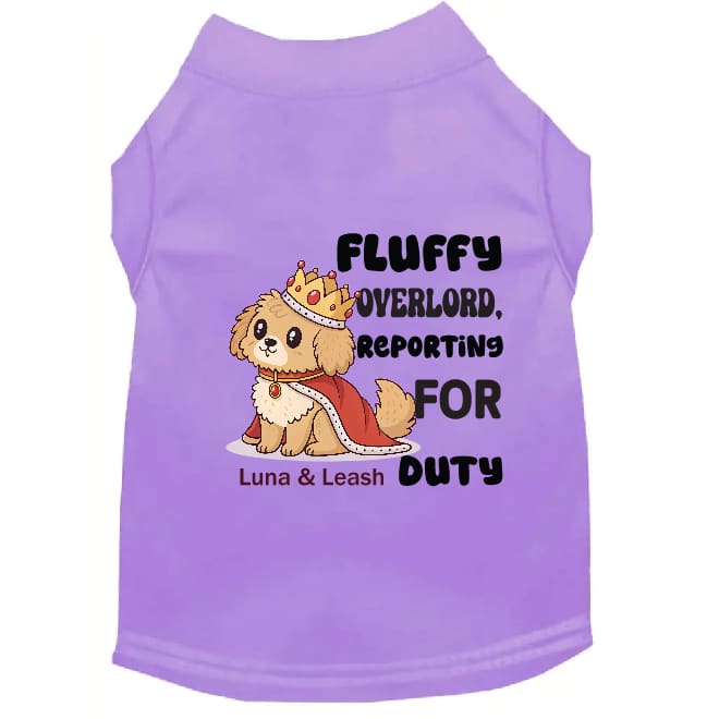 Fluffy Overlord Dog Shirt - Dog Shirt