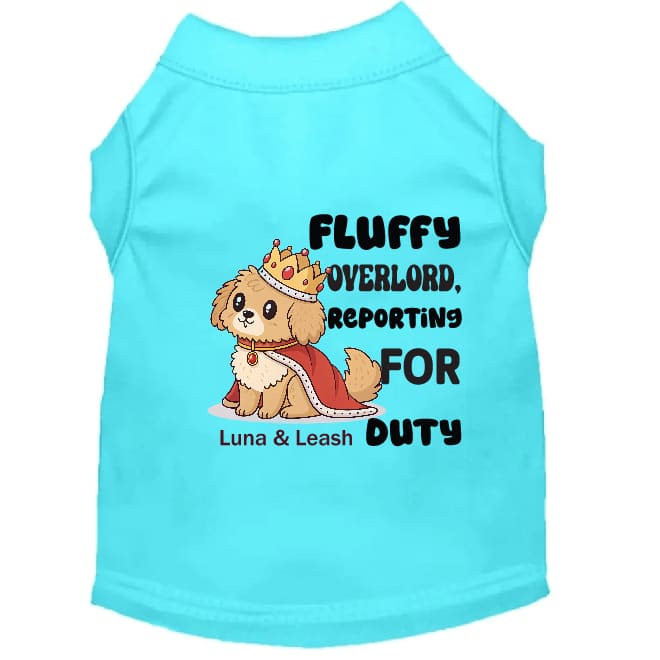 Fluffy Overlord Dog Shirt - Dog Shirt