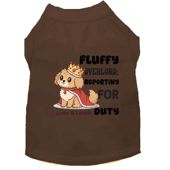 Fluffy Overlord Dog Shirt - Dog Shirt