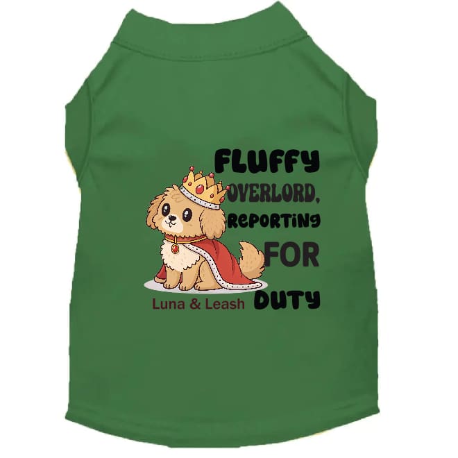 Fluffy Overlord Dog Shirt - Dog Shirt