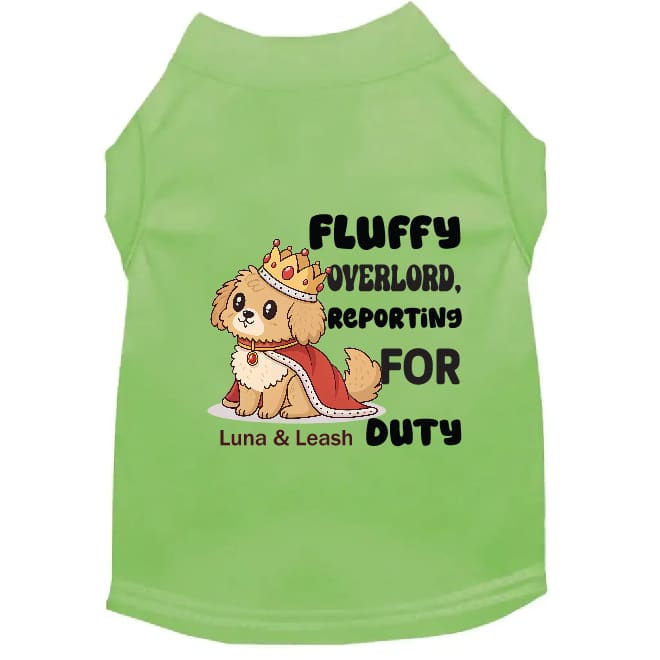 Fluffy Overlord Dog Shirt - Dog Shirt