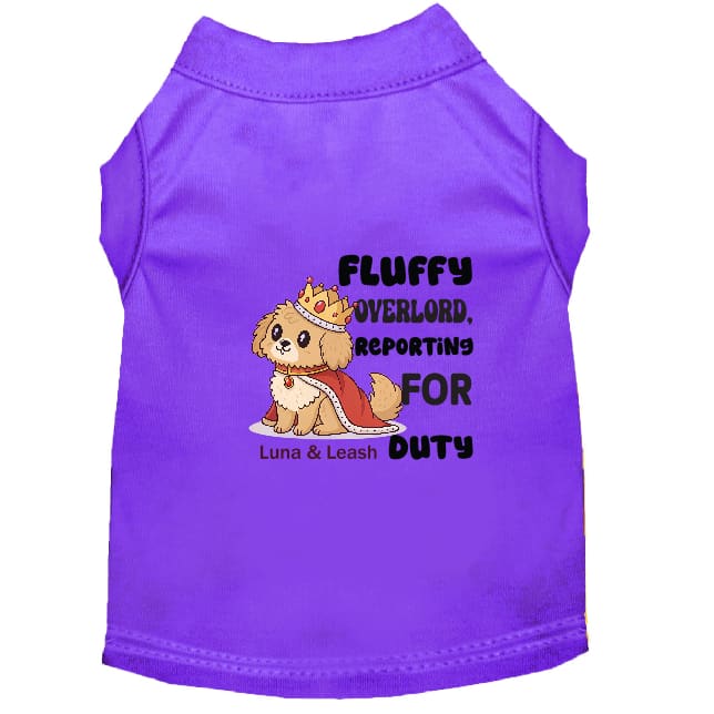 Fluffy Overlord Dog Shirt - Dog Shirt