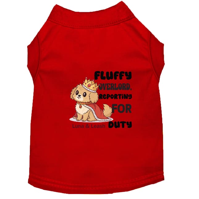 Fluffy Overlord Dog Shirt - Dog Shirt