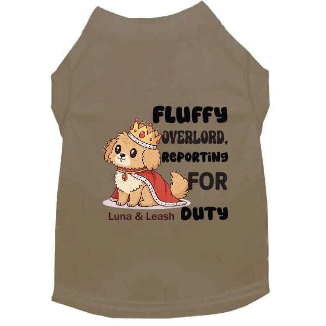 Fluffy Overlord Dog Shirt - Dog Shirt