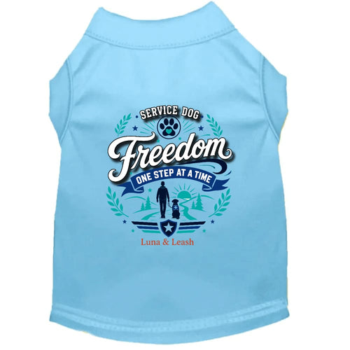 Freedom. One Step at a Time. Service Dog Shirt - Service