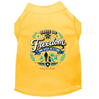 Freedom. One Step at a Time. Service Dog Shirt