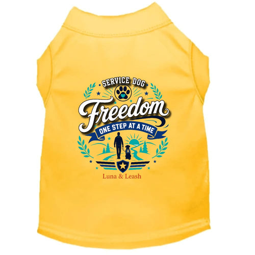 Freedom. One Step at a Time. Service Dog Shirt - Service