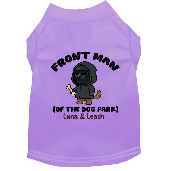 Front Dog Park Man Pet Shirt - Pet Shirt