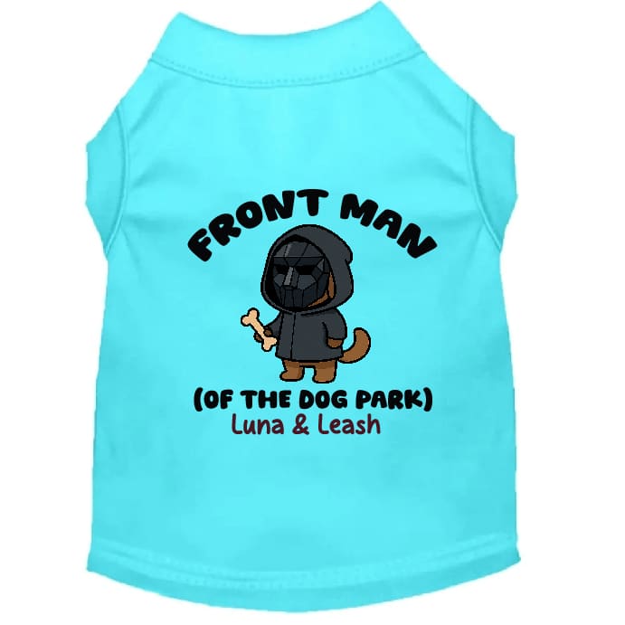 Front Dog Park Man Pet Shirt - Pet Shirt