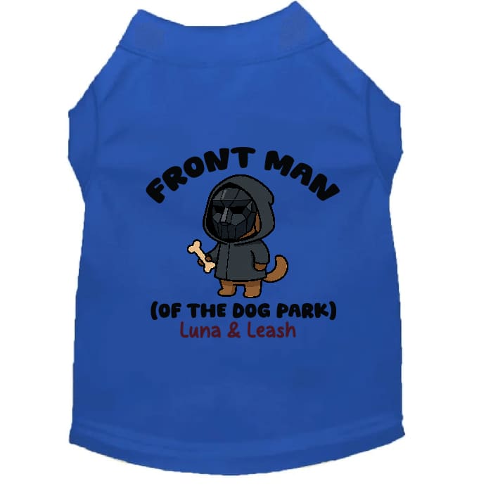 Front Dog Park Man Pet Shirt - Pet Shirt