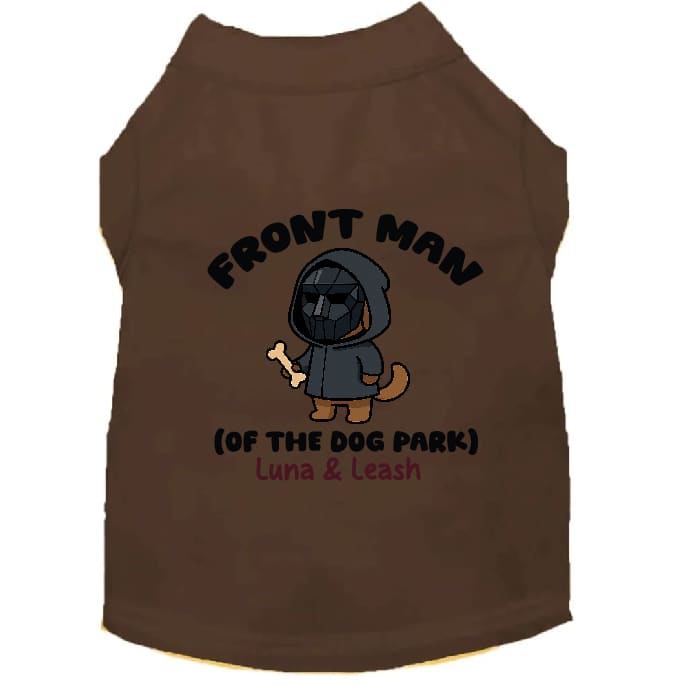 Front Dog Park Man Pet Shirt - Pet Shirt