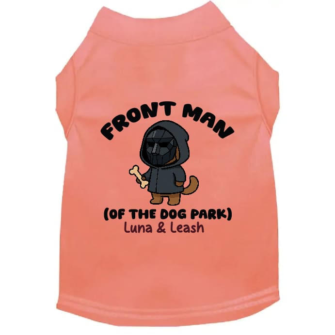 Front Dog Park Man Pet Shirt - Pet Shirt