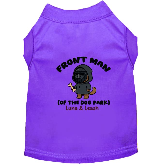 Front Dog Park Man Pet Shirt - Pet Shirt