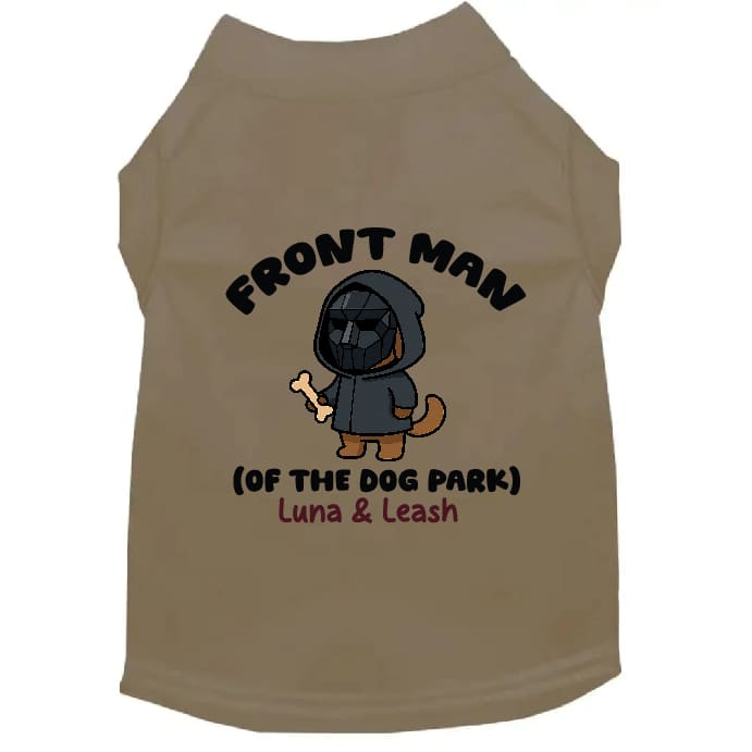 Front Dog Park Man Pet Shirt - Pet Shirt