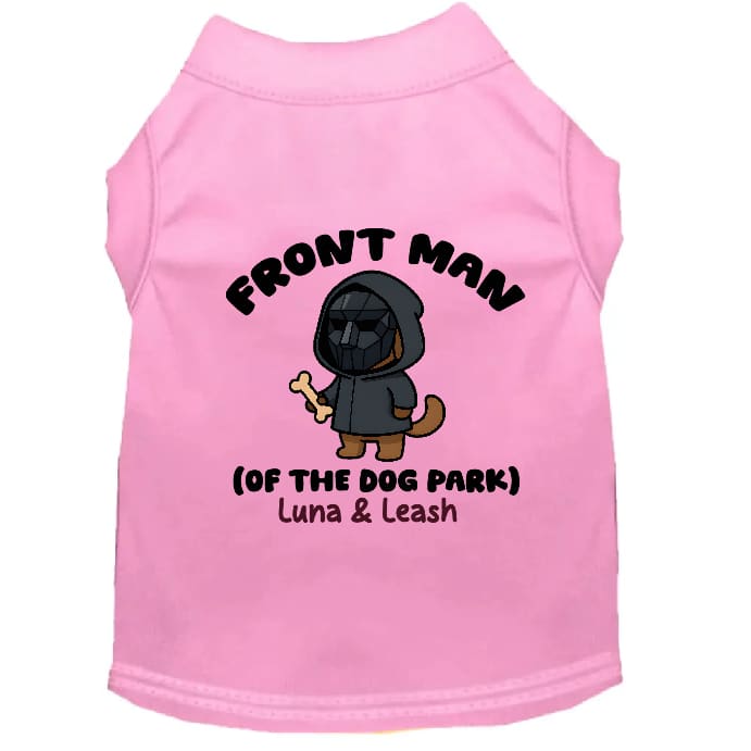Front Dog Park Man Dog Shirt - Dog Shirt