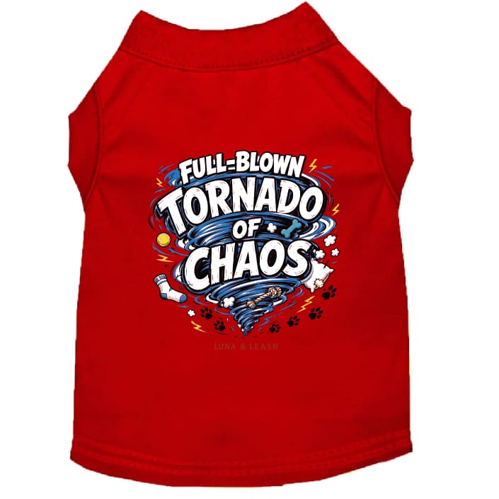 Full-Blown Tornado of Chaos Dog Shirt