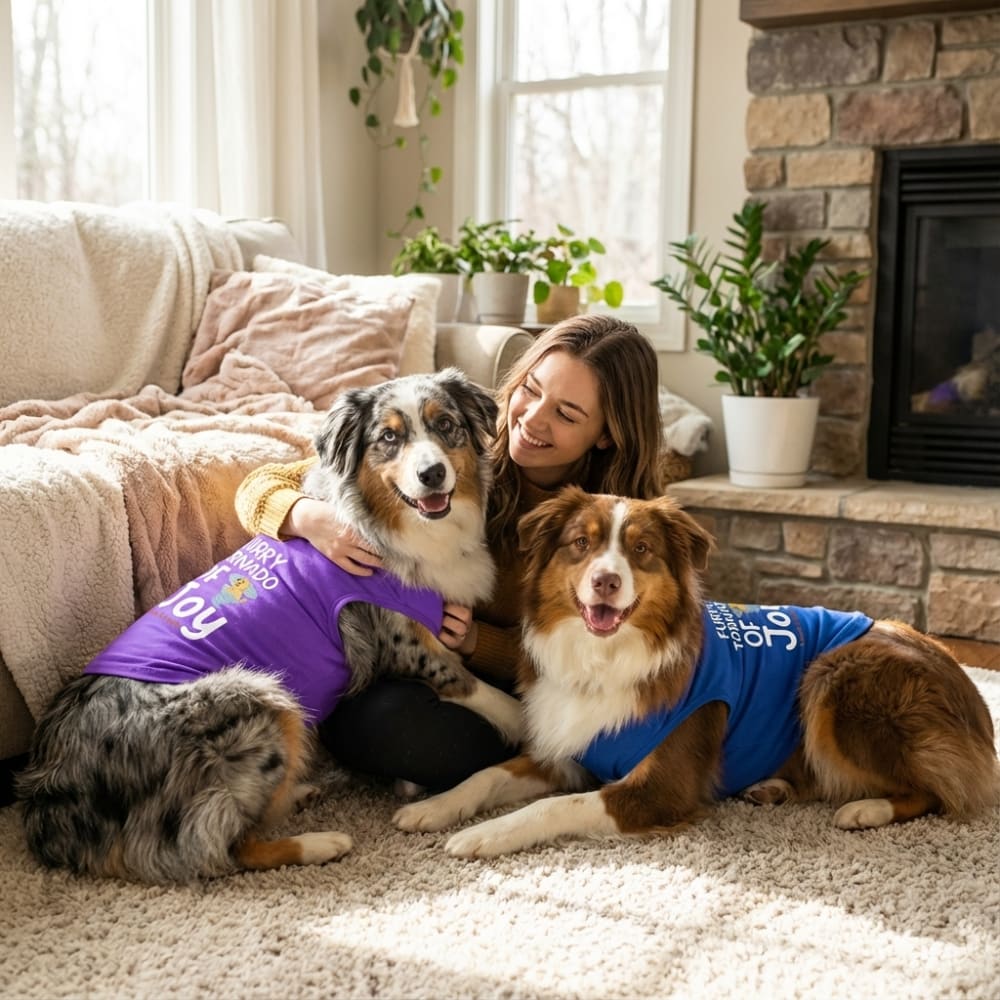 Furry Tornado Dog Shirt