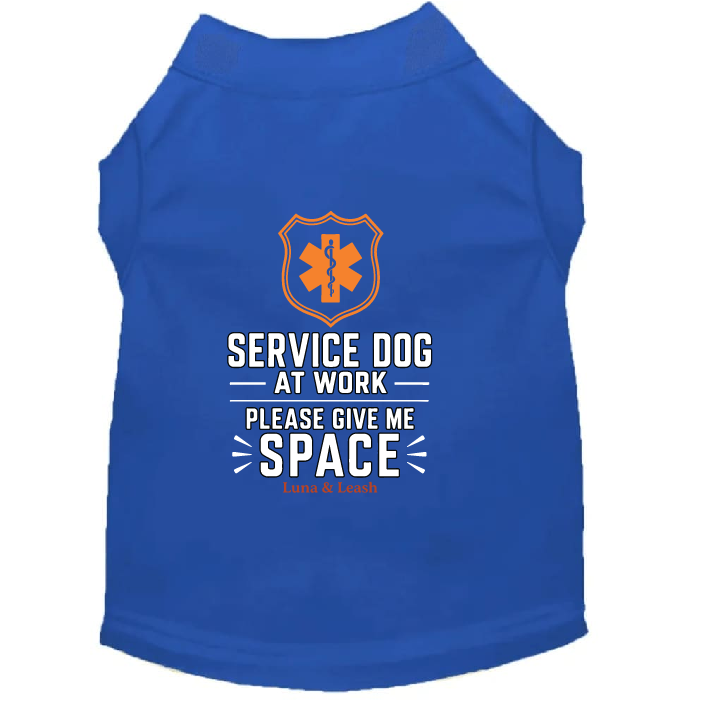 Please Give Me Space Service Dog Shirt