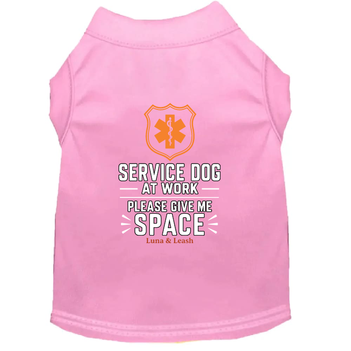 Please Give Me Space Service Dog Shirt