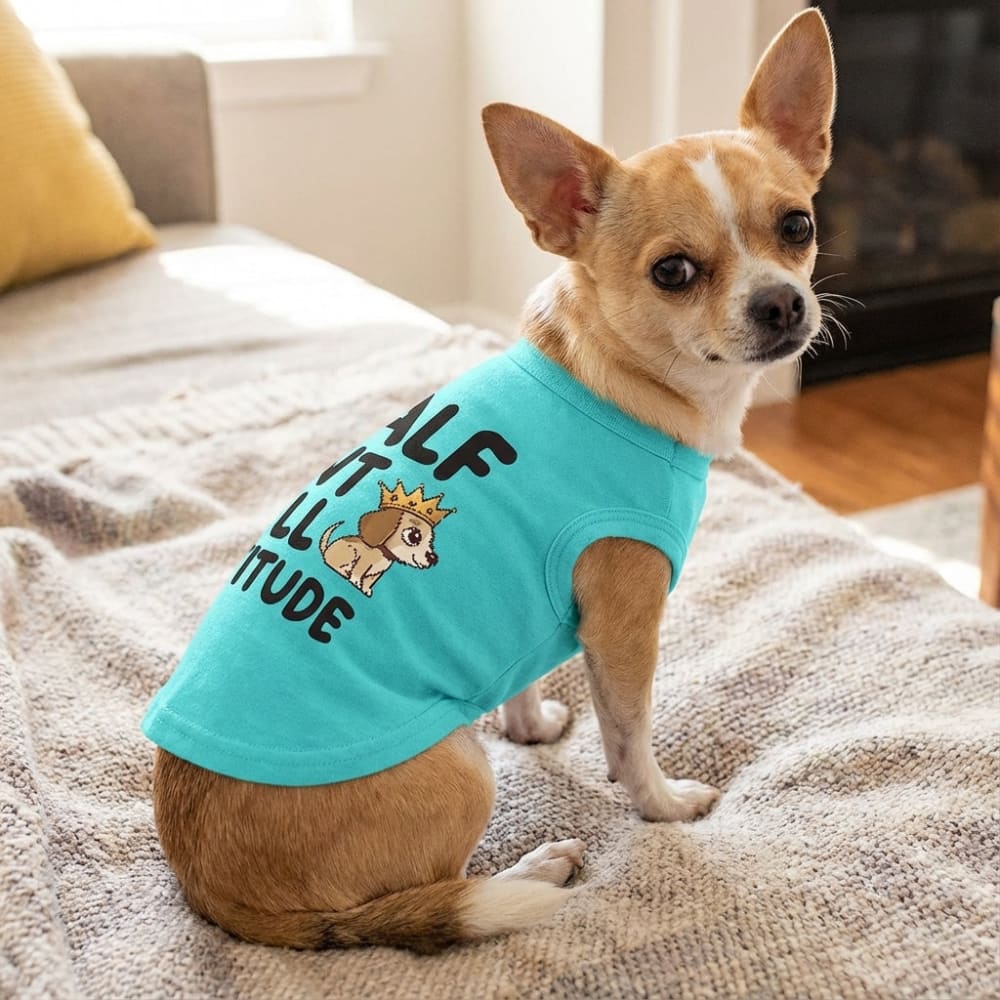 Half Pint Full Attitude Dog Shirt - Statement Dog Shirts