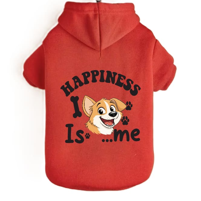 Happiness is.... Me Small Dog Hoodie - Dog Hoodies