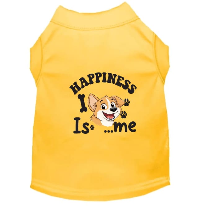 Happiness is...Me Small Dog Shirt - Dog Shirt
