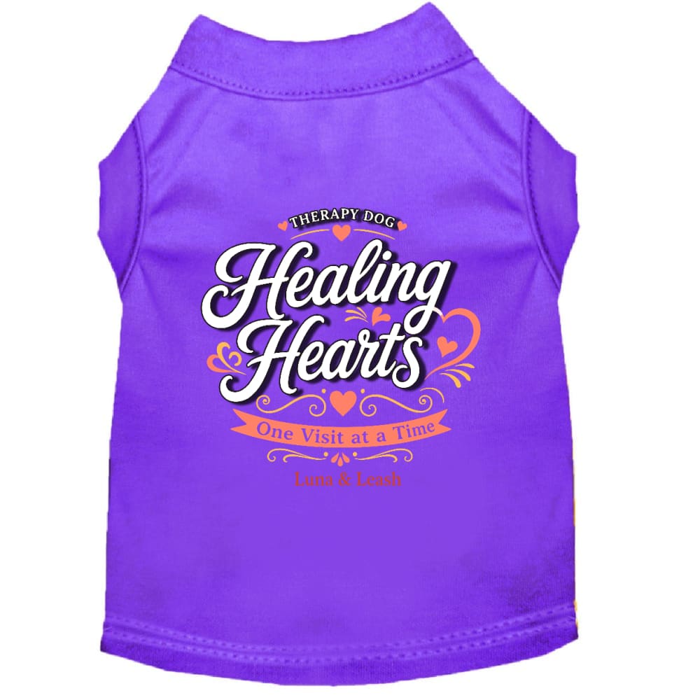 Healing Hearts Therapy Dog Shirt - Therapy Dog Shirts