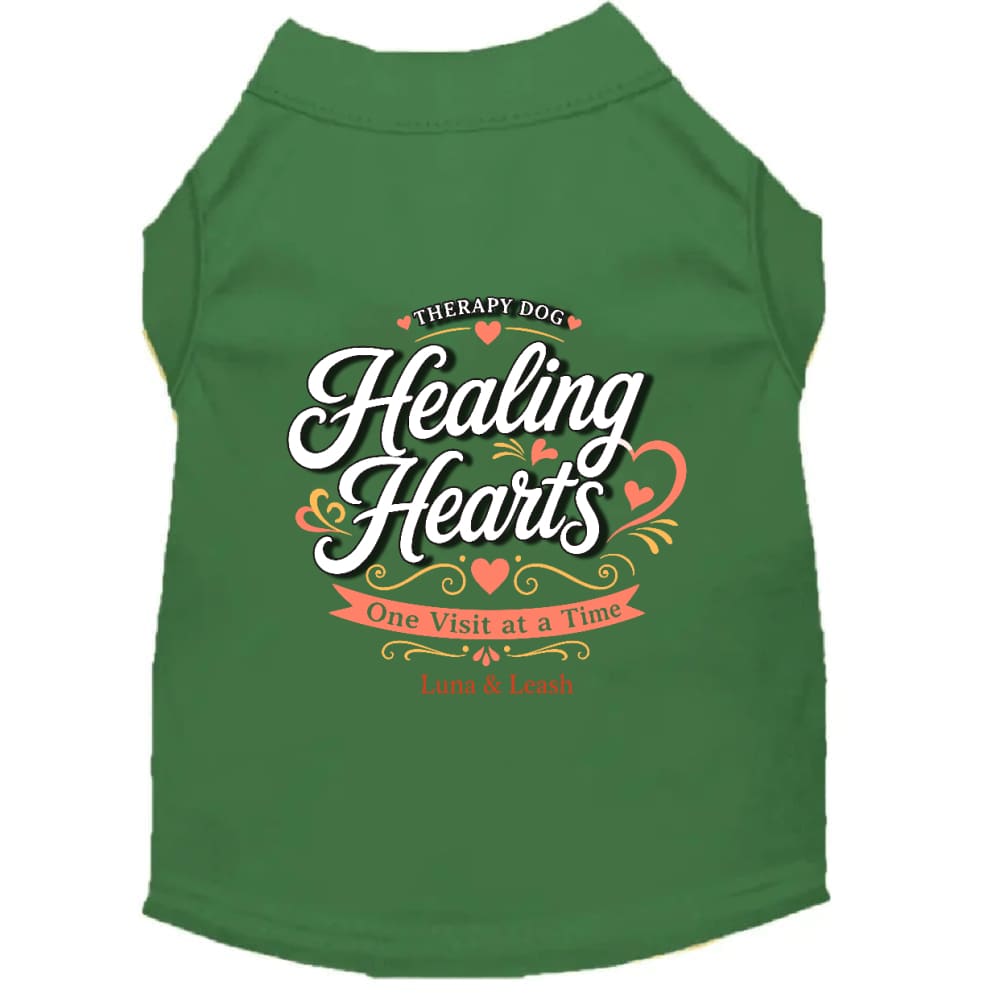 Healing Hearts Therapy Dog Shirt - Therapy Dog Shirts