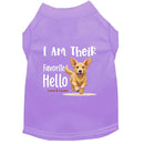 I Am Their Favorite Hello Dog Shirt - Dog Shirt Deals