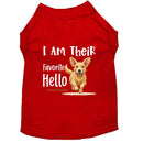 I Am Their Favorite Hello Dog Shirt - Sweet & Sentimental
