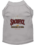 I Demand a Sacrifice. Chicken Is Fine. Halloween Dog Shirt