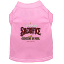 I Demand a Sacrifice. Chicken Is Fine. Halloween Dog Shirt