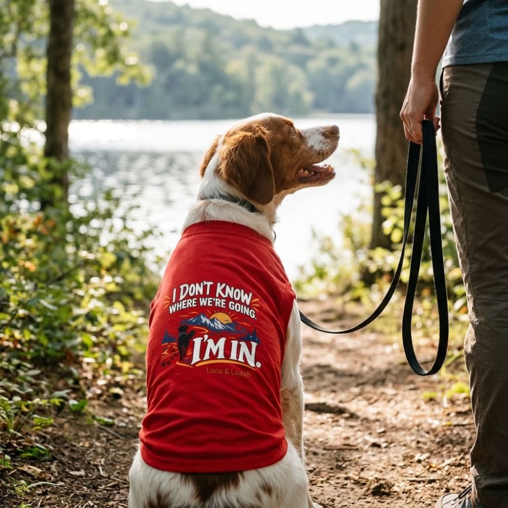 I Don’t Know Where We’re Going. I’m In Dog Shirt