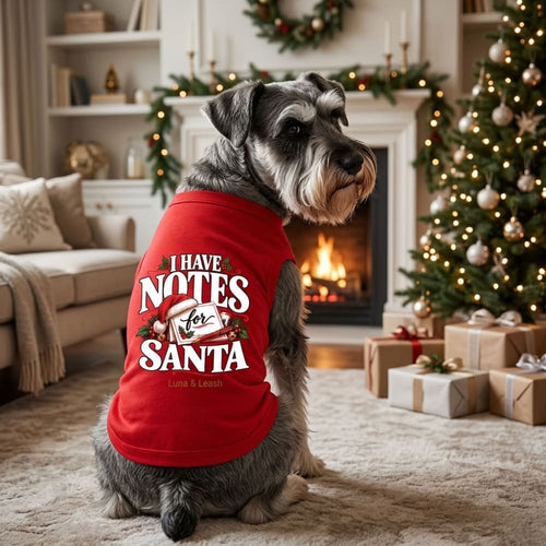 I Have Notes for Santa | Christmas Dog Shirt - Christmas